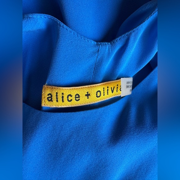 Alice + Olivia Electric Blue Dress medium - Picture 7 of 8